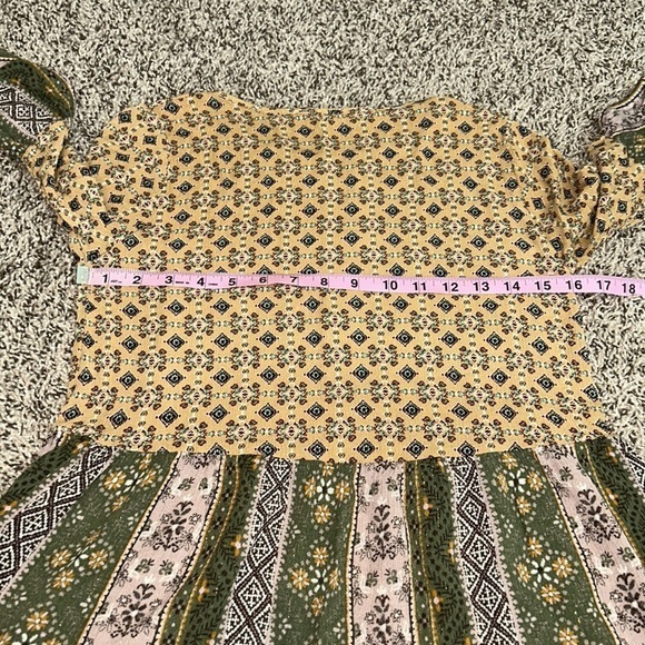 🎀 3/$20 Orange creek women’s small boho bell sleeves blouse‎ - Picture 4 of 7